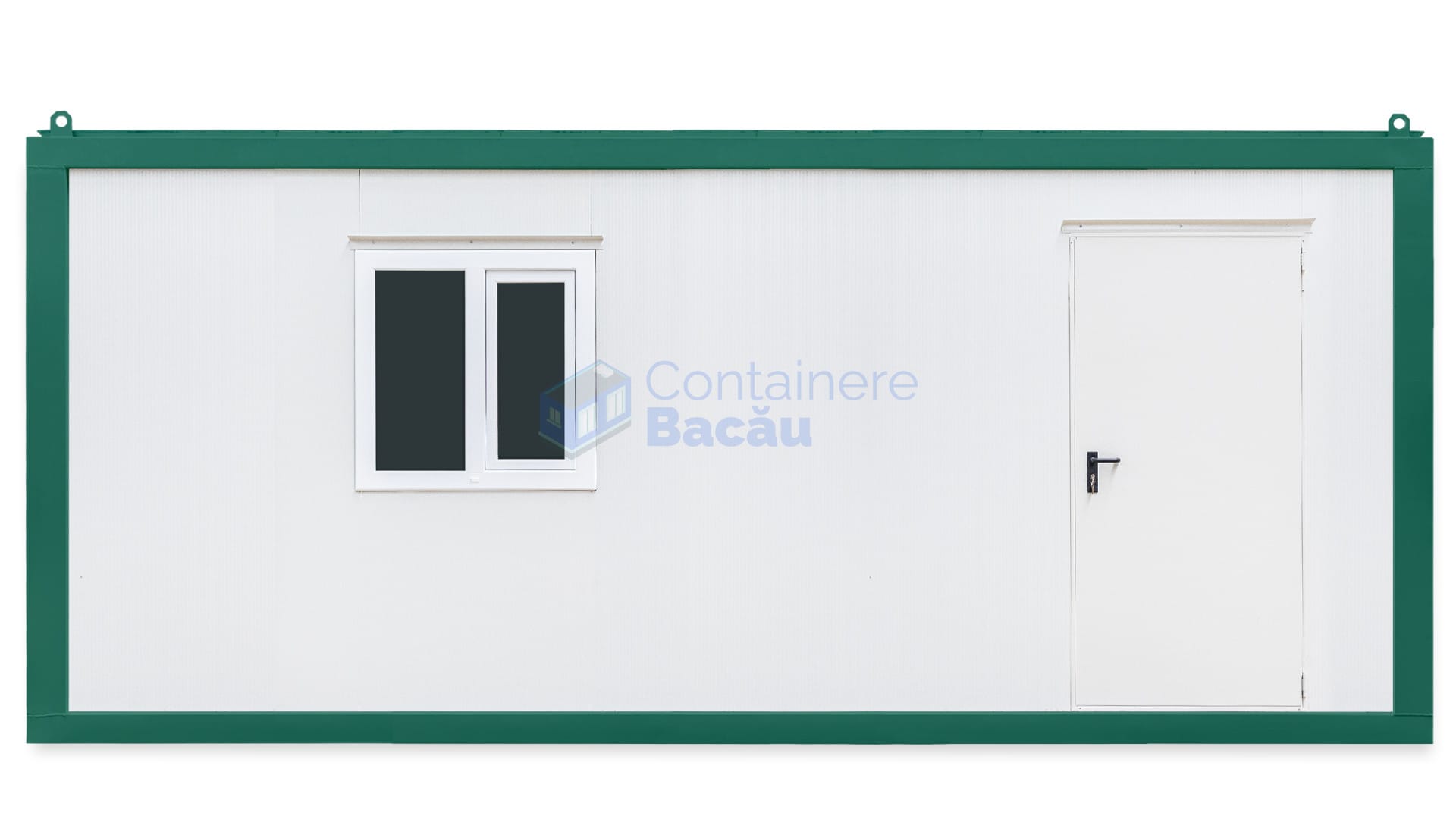 container birou bacau 6metri 1geam verde