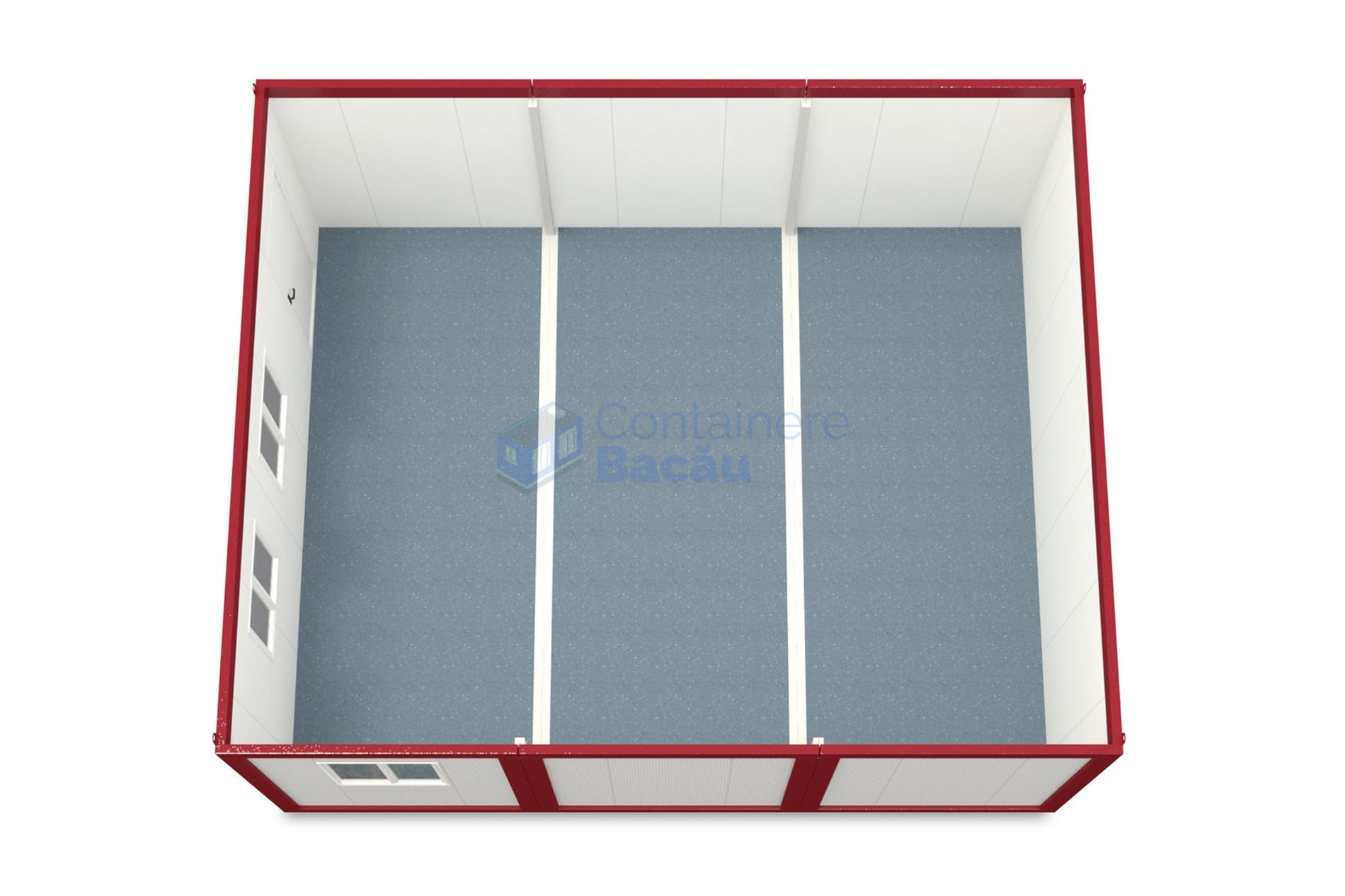 container modular bacau 6x72m rosu2