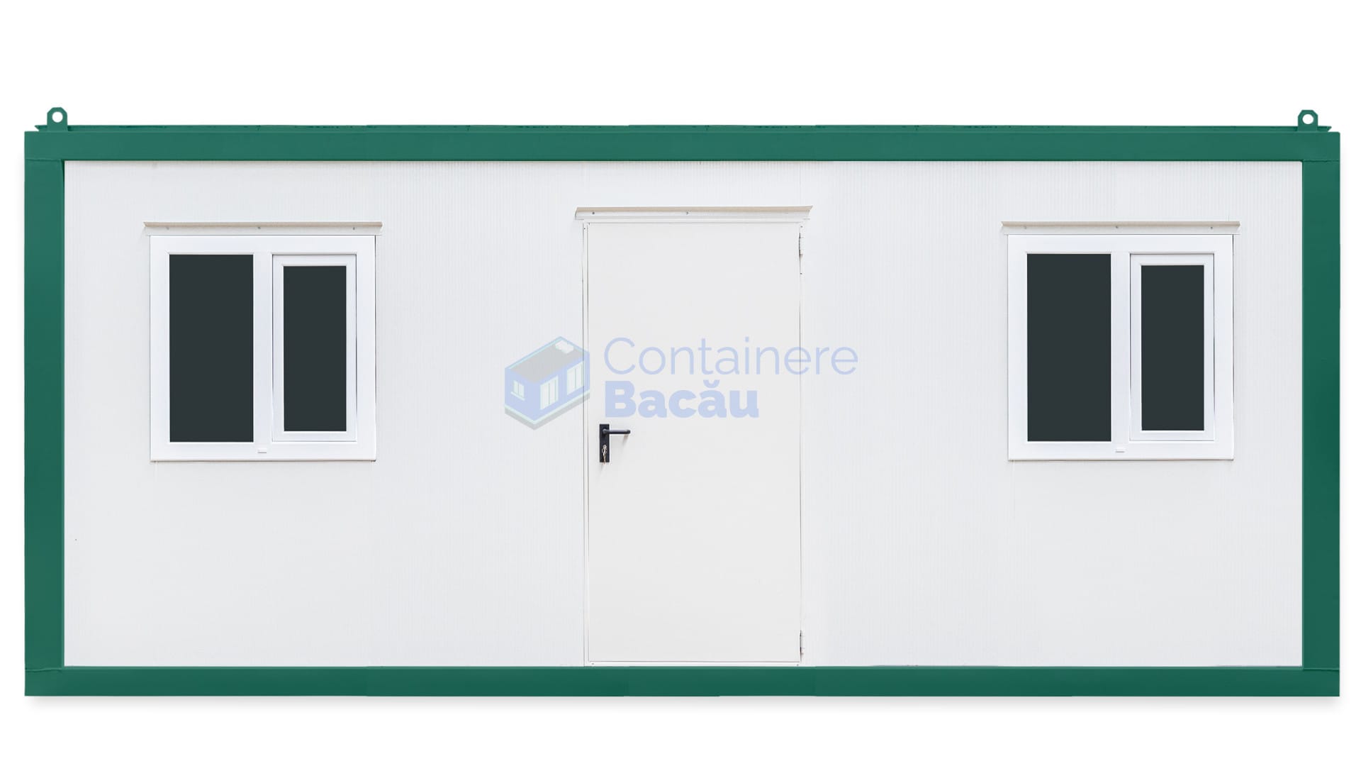 container santier bacau 6metri 2geamuri verde